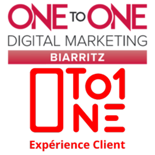 Ancien logo One to One Experience Client avec le nouveau logo