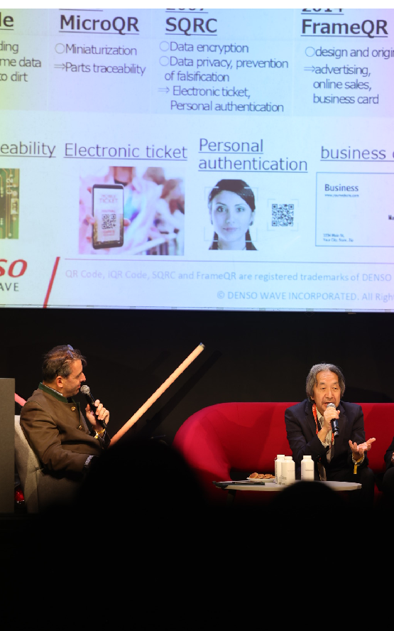 Conférence sur le QR Code avec Masahiro Hara, Biarritz 2025