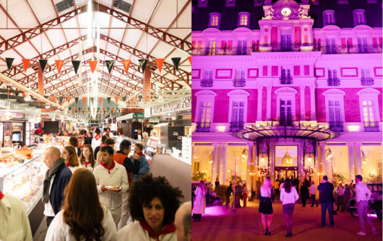 image des halles de biarritz et de l'hôtel du palais